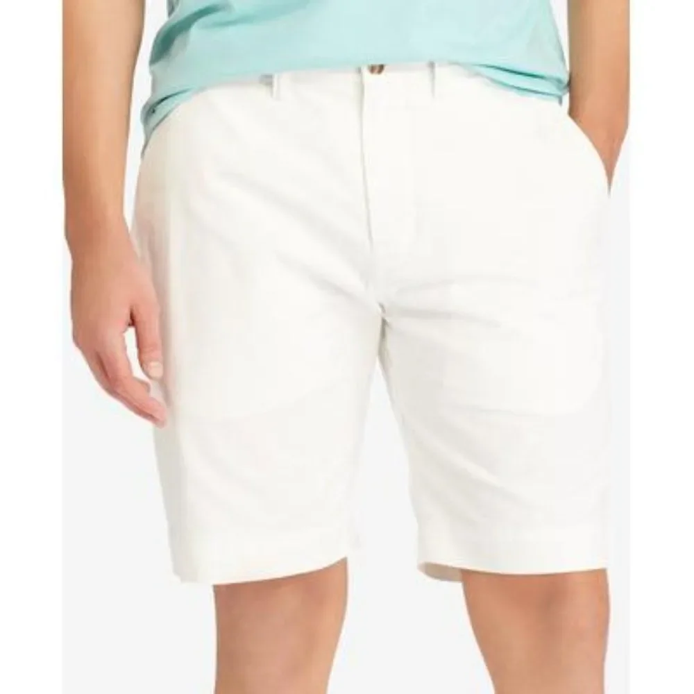 Polo Ralph Lauren Men's Stretch Classic-Fit 9 Shorts - White Size 35